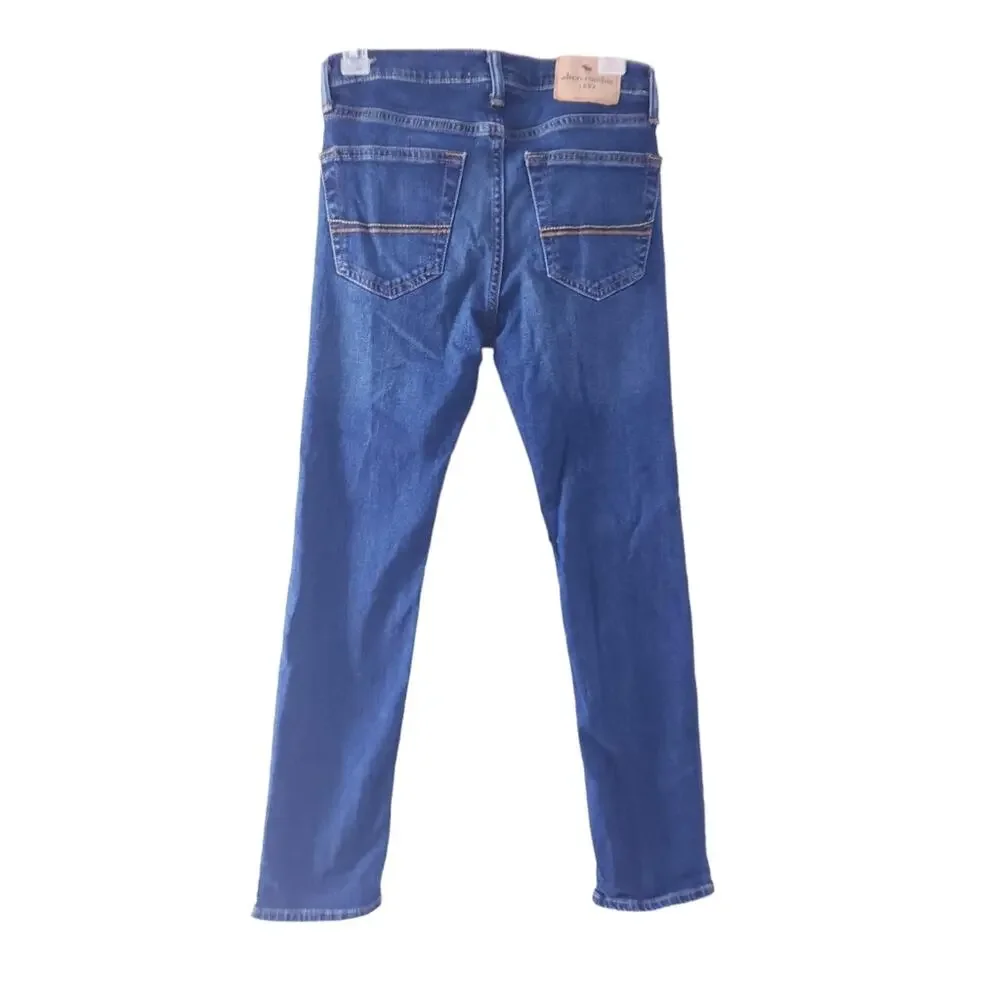 Abercrombie Kids Skinny Jeans Size 13/14 Denim Pants Dark Wash Jeans
